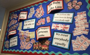 Chilton Primary School - Here's our new British Values display